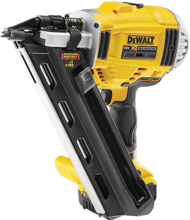 Actual product image DeWalt 18.0 V / 5.0 Ah 90mm cordless nailer
