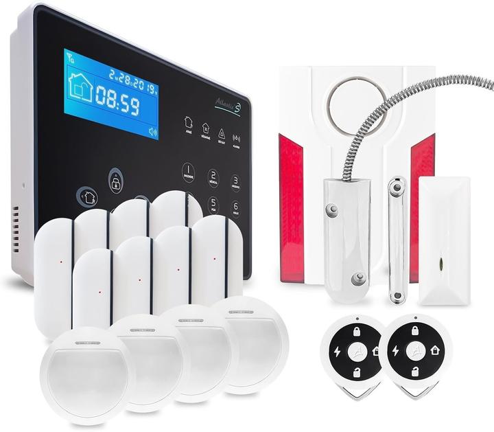 Image du produit Atlantic'S Pack alarme sans fil NEOS Kit 6 - Système de sécurité domestique avec détecteurs et sirène