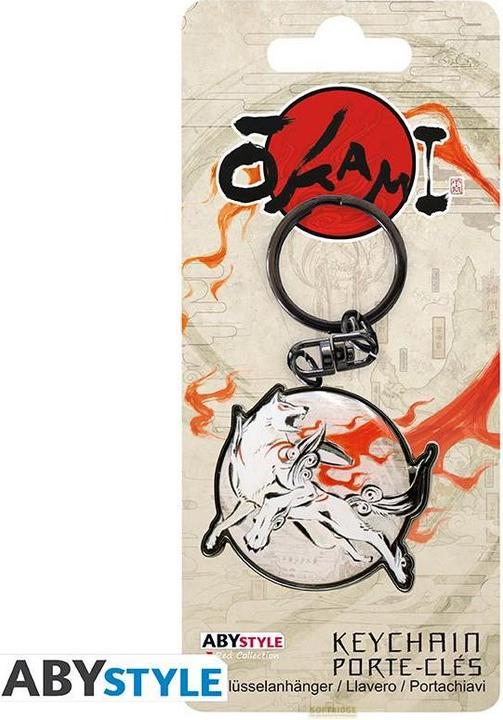 Actual product image ABYstyle Portachiavi Okami : Amaterasu (AX2)