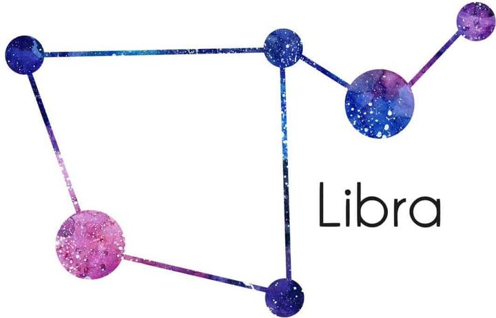 Produktbild Trenddeko Sternbild Libra - Waage (90 x 58 cm)