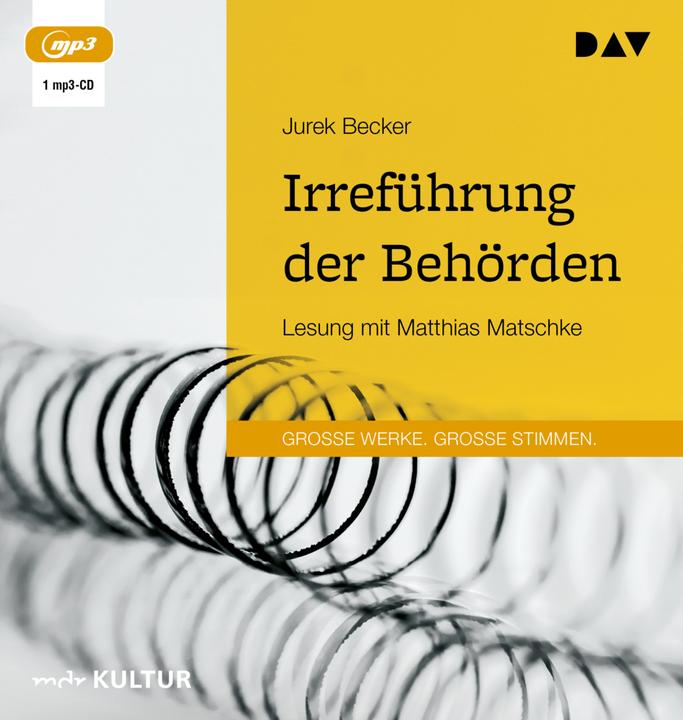 Misleading the authorities (Jurek Becker, Matthias Matschke, German)