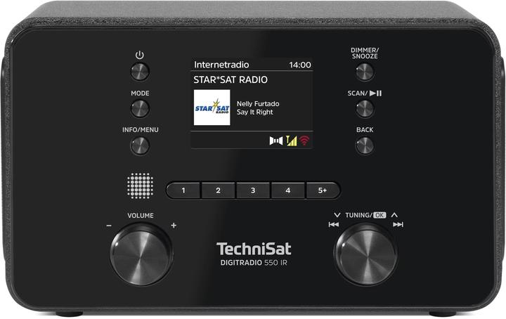 Produktbild TechniSat DiditRadio 550 IR weiss (DAB+, FM, Bluetooth, WLAN)