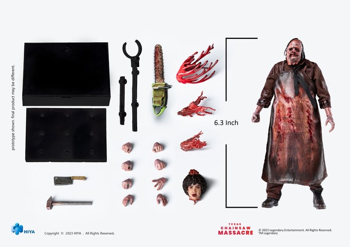 Produktbild Hiya Toys Texas Chainsaw Massacre figurine 1/12 Exquisite Super Series Texas Chainsaw Massacre 2022 Leatherfac