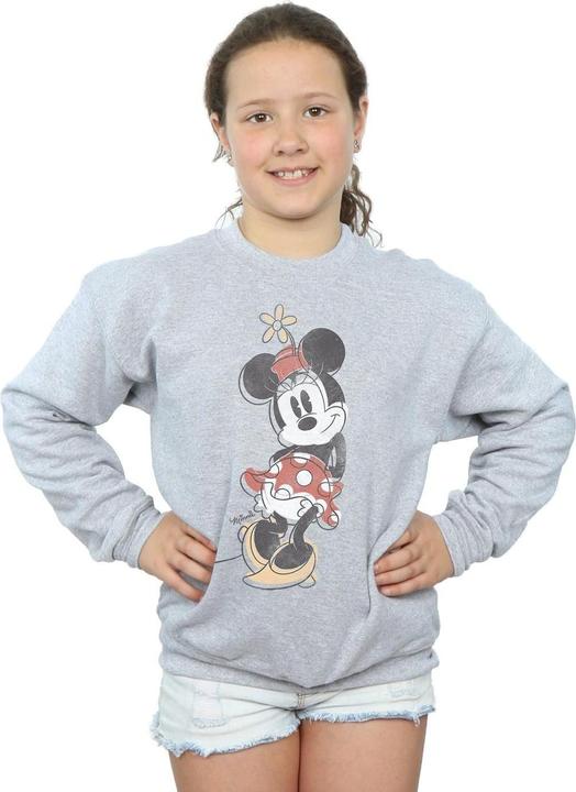 Actual product image Disney Girls Minnie Mouse Offset Sweatshirt (128)