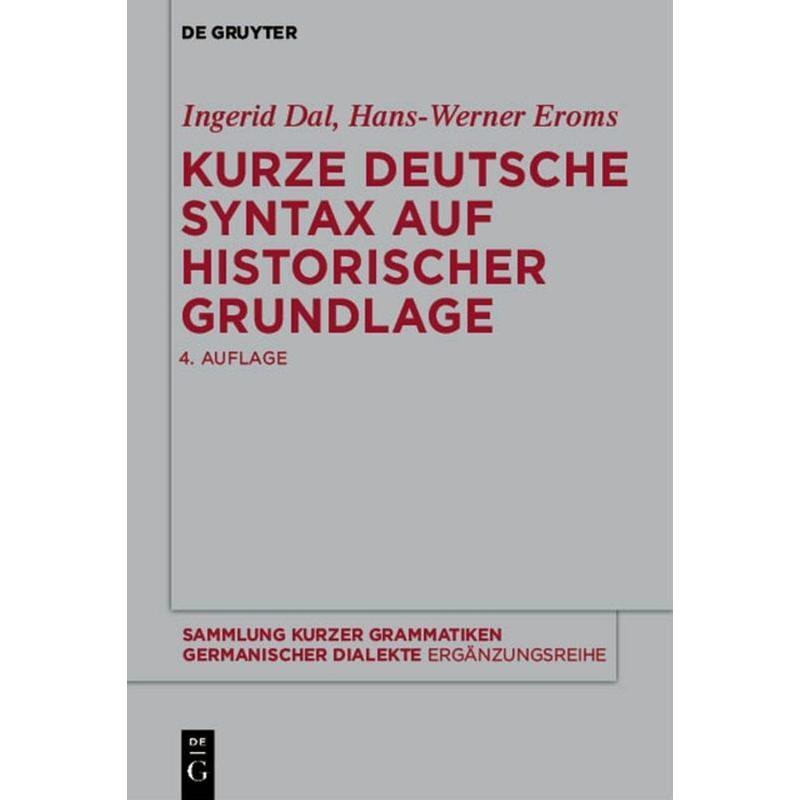 Dal:Kurze deutsche Syntax auf historisc, Schulbücher von De Gruyter