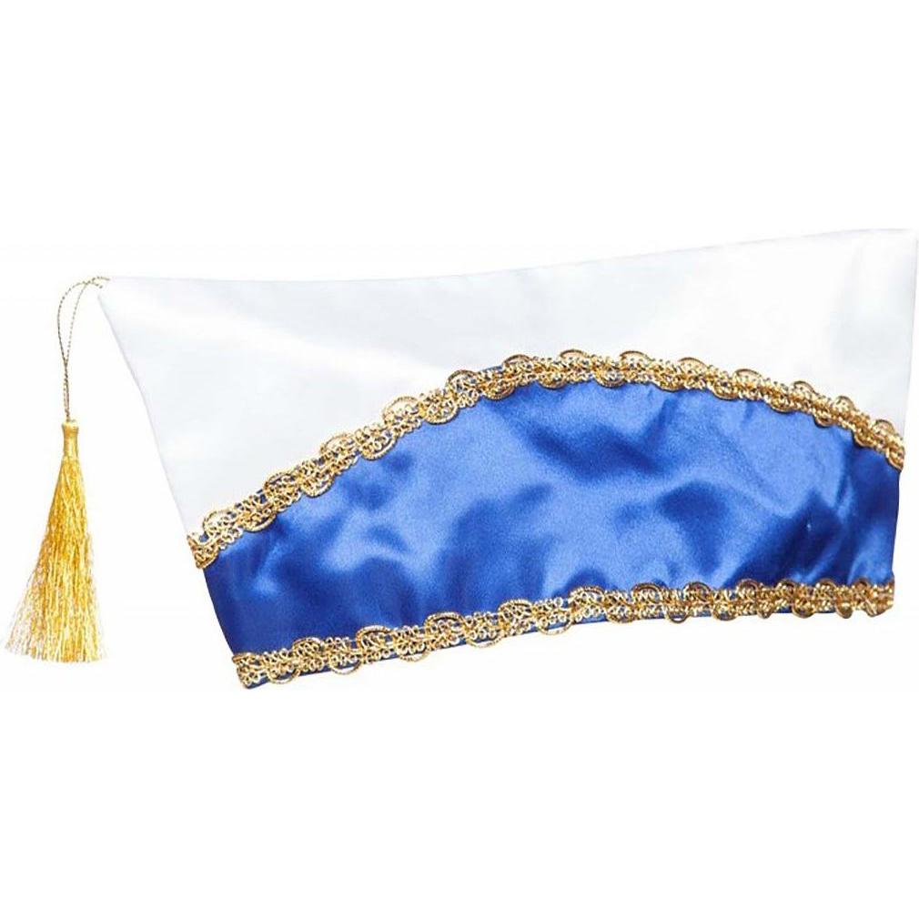 Metamorph Narrenkappe blau-weiss - Karnevalsmütze für Fasching