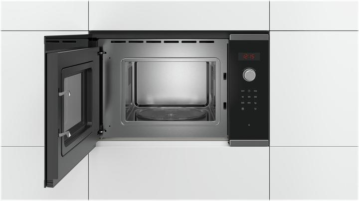 Immagine prodotto Bosch Hausgeräte Serie 4 BFL523MS0 microonde Solo da incasso Nero, acciaio inox