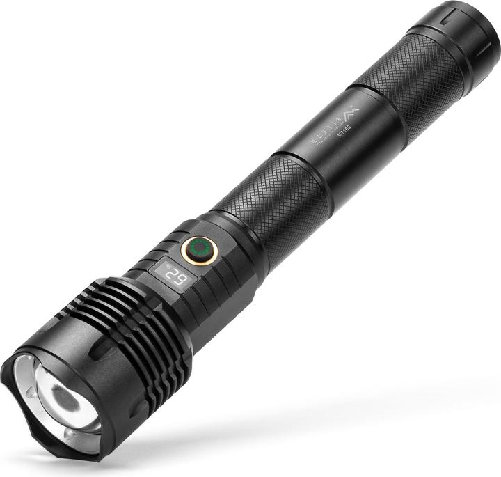 Actual product image Montiss Taktyczna ręczna latarka akumulatorowa LED MT160 (25.20 cm)