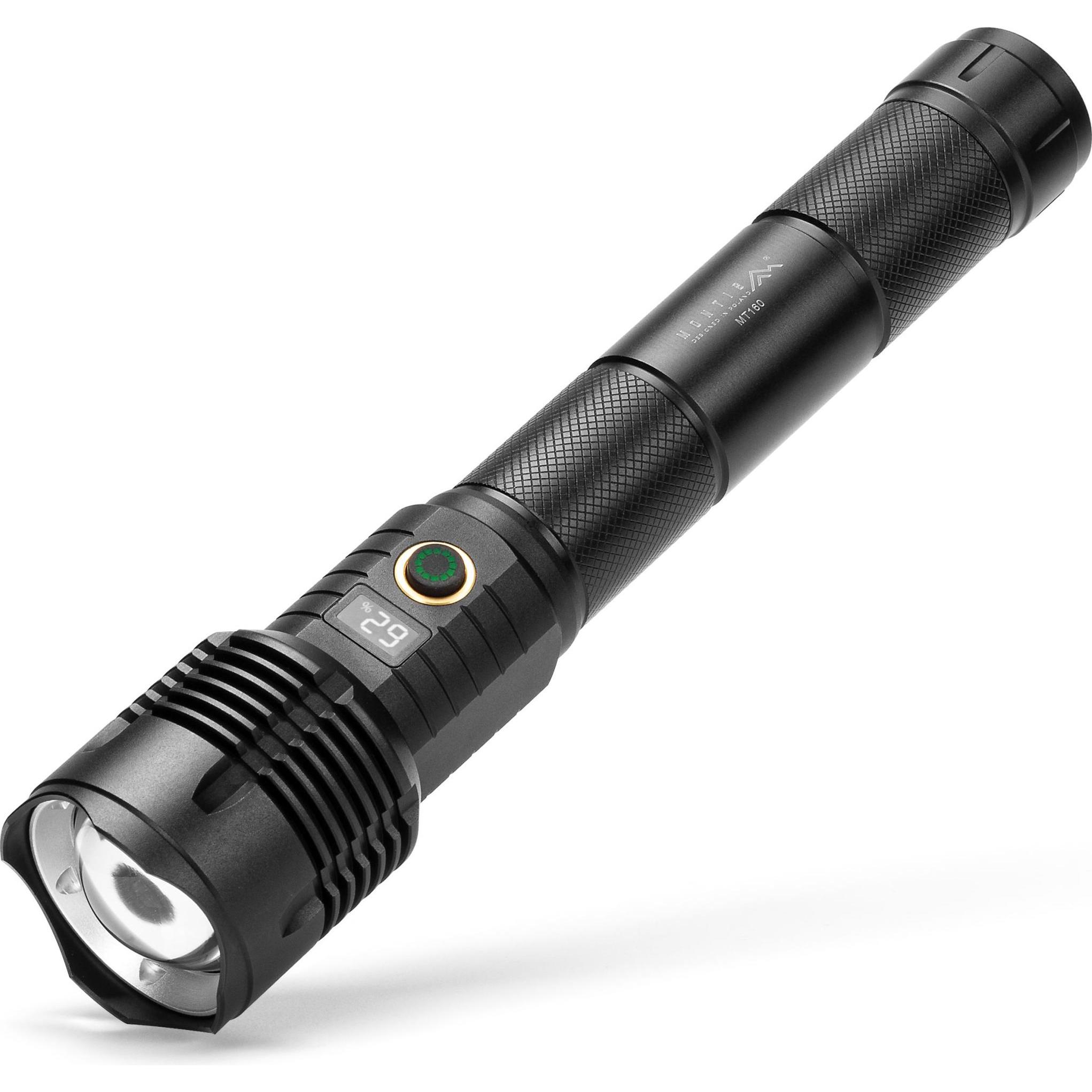 Montiss, Torcia, Taktyczna ręczna latarka akumulatorowa LED MT160 (25.20 cm)