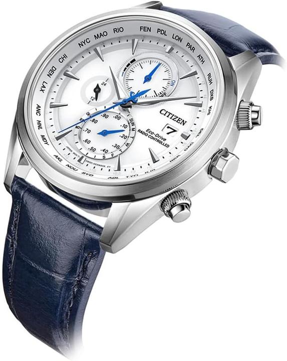 Actual product image Citizen AT8260-18A Eco-Drive Chronograph Radio Control Watch 43mm 10ATM (Chronograph, Radio-controlled clock, 43 mm)