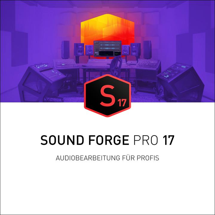 Actual product image Magix SOUND FORGE Pro 17 Download Code (1 User, 1 Devices/Users, unlimited)