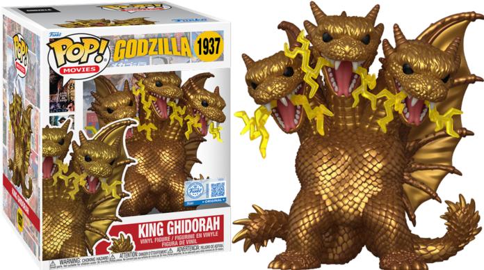 Produktbild Funko *heo Exclusive Edition* Godzilla Super Sized POP! Movies Vinyl Figur King Ghidora (Electric) 15 cm