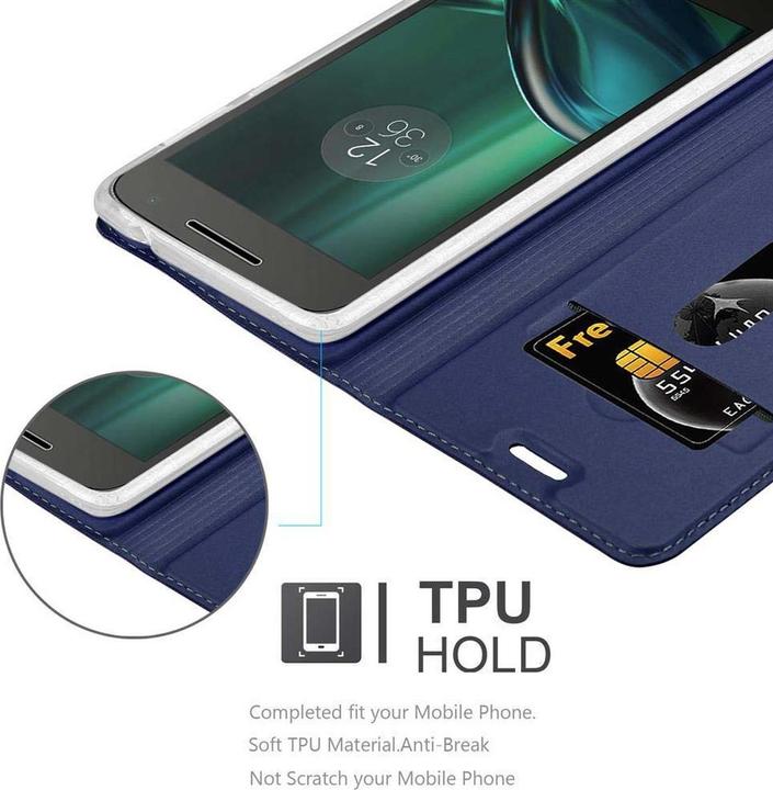 Produktbild Cadorabo Book Classy Style Cover (Motorola Moto G4 Play)