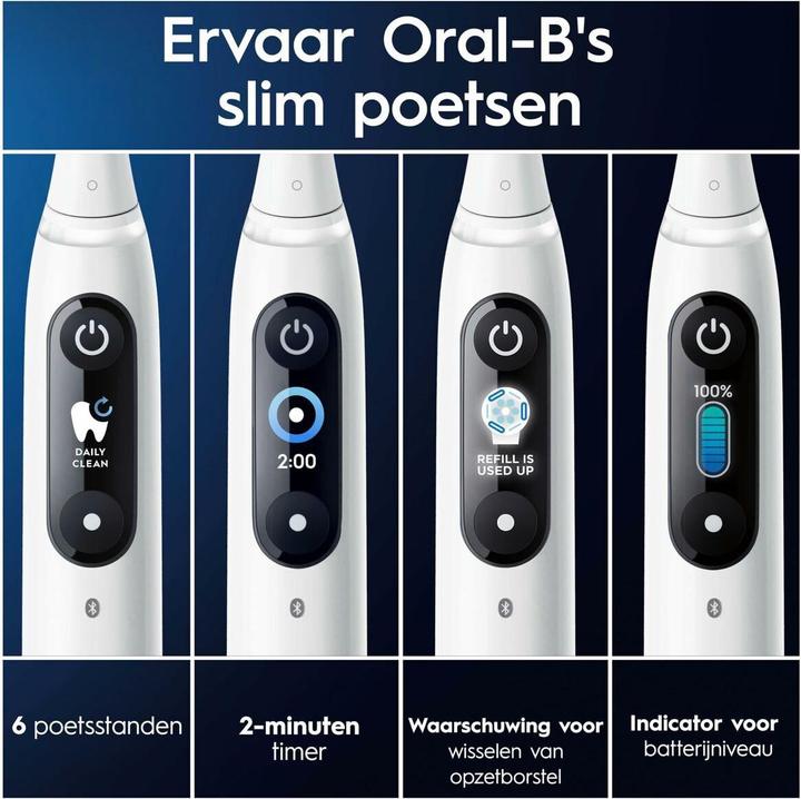 Produktbild Oral-B iO Series 8n wit met extra opzetborstel (Oszillierende Zahnbürste)