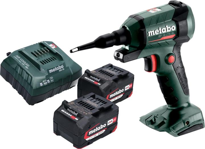Produktbild Metabo BP 18 LTX BL Akku Blaspistole 18 V Brushless + 2x Akku 4,0 Ah + Ladegerät (Akkubetrieb, Laubbläser)