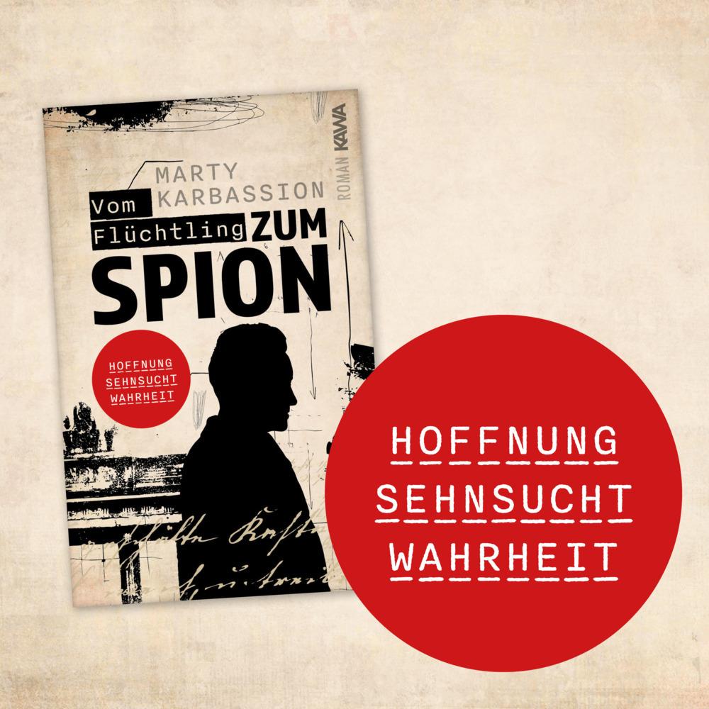 Thumbnail - Vom Flüchtling zum Spion, Belletristik von Marty Karbassion, Kampenwand Verlag