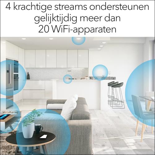 Actual product image Netgear EAX15 WiFi 6 Mesh Extender (1200 Mbit/s, 600 Mbit/s)