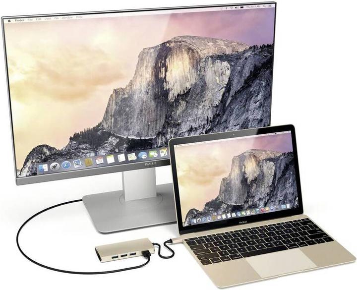 Productafbeelding Satechi ST-TCMA2G (Thunderbolt, USB-C, 7 Havens)