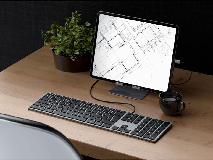 Produktbild Satechi Slim W3 USB-C Wired Keyboard-CH (Swiss) (CH)