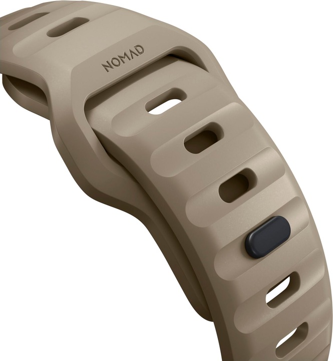 Actual product image Nomad Sport Strap V2 45mm/44mm/42mm Dune (42 mm, 44 mm, 45 mm, Plastic, Apple Watch)