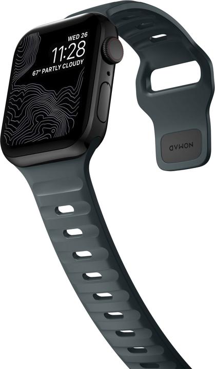 Immagine prodotto Nomad Cinturino Sport V2 45mm/44mm/42mm Blu Marino (45 mm, 44 mm, 42 mm, Elastomero fluorurato)