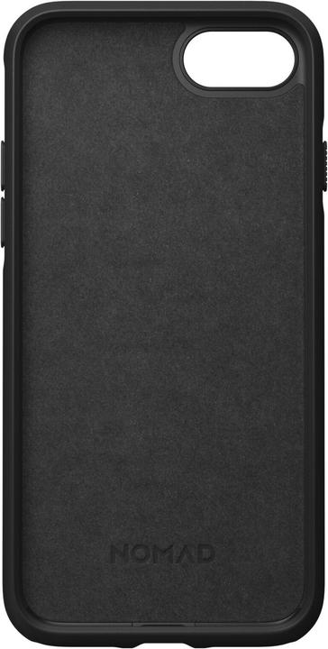 Nomad Étui en cuir moderne pour iPhone SE (3e génération) Noir (Sharp Aquos Sense2, Apple iPhone SE (3ème génération))