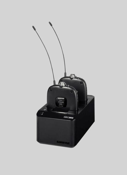 Produktbild Shure SBC203-PS SLX-D dubbele acculader