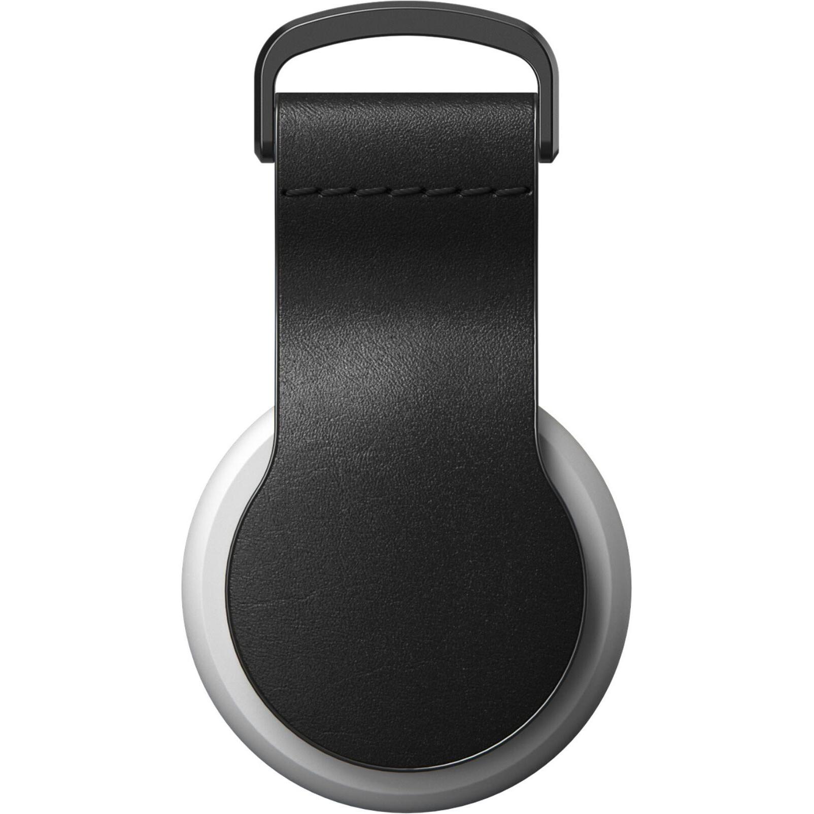 Nomad AirTag Leather Loop 90 degrees Black, Tracker Zubehör, Schwarz