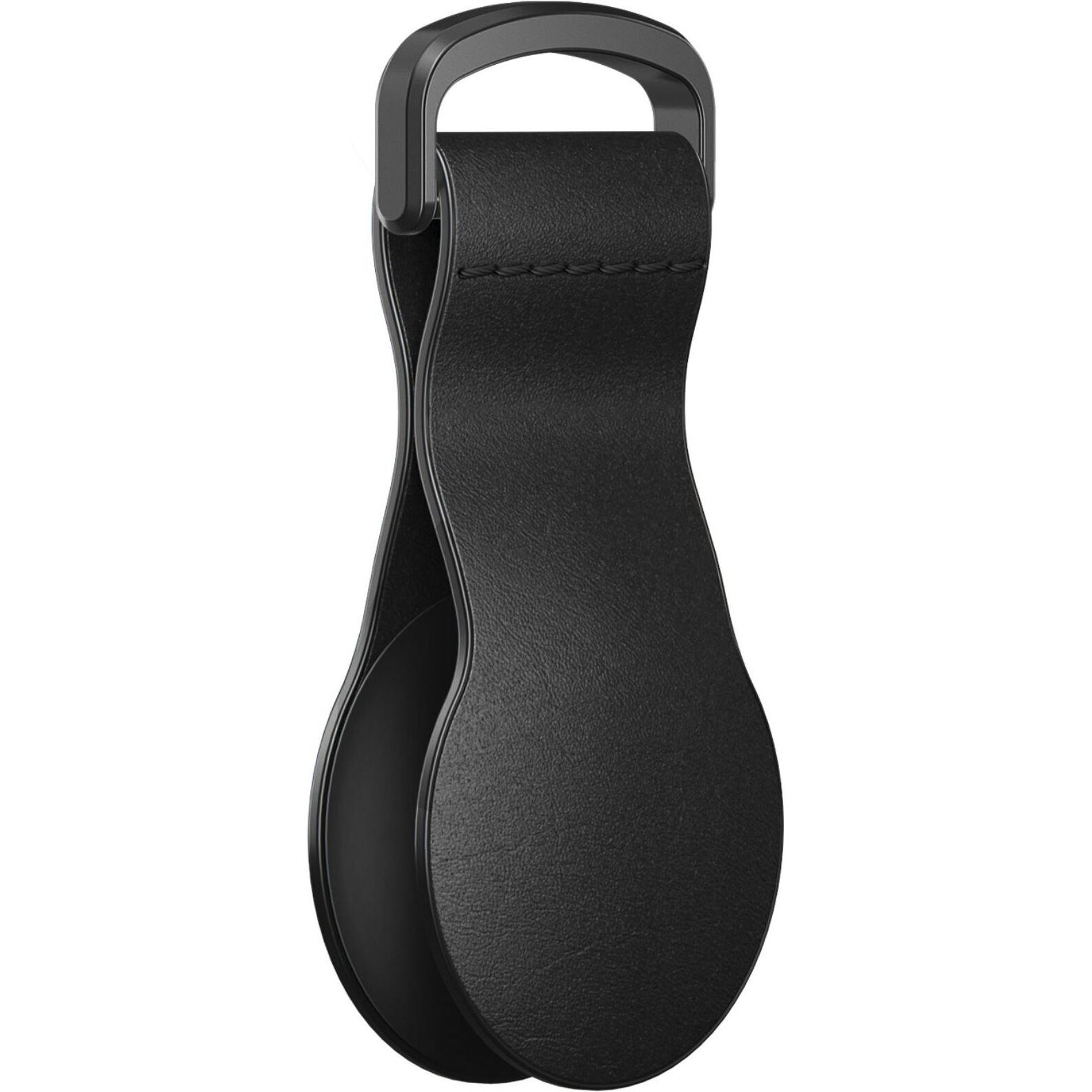 Thumbnail - Nomad AirTag Leather Loop 90 degrees Black, Tracker Zubehör, Schwarz