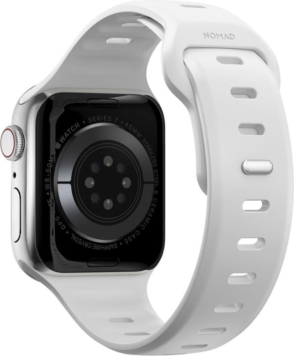Actual product image Nomad Sport Band Slim 42/44/45/49mm White (45 mm, 44 mm, 42 mm, 49 mm, Plastic)