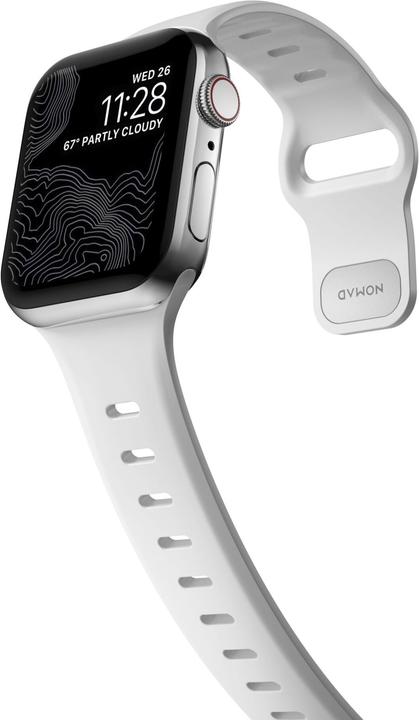 Actual product image Nomad Sport Band Slim 42/44/45/49mm White (45 mm, 44 mm, 42 mm, 49 mm, Plastic)