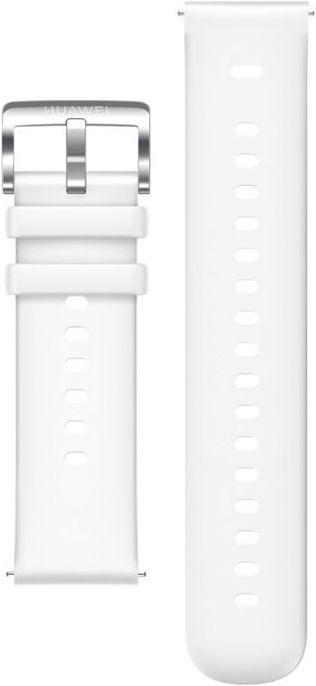 Actual product image Huawei Fluoroelastomer Strap (Glacier White) 22m, for Watch GT Series (42mm) WATCH 3 Series, EasyFit (Fluoroelastomer, Huawei)