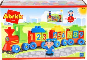 Productafbeelding Abrick Locomotief letters en cijfers (Meertalig)