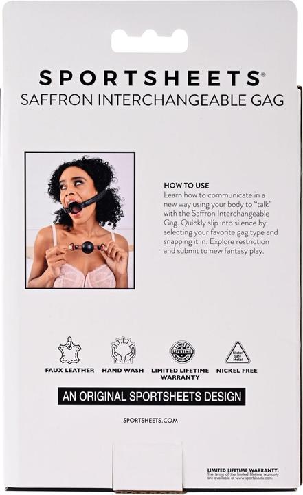Produktbild Sportsheets - Saffron Interchangeable Gag