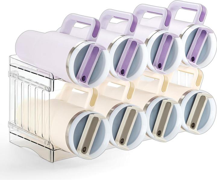 Gracenal Stapelbarer Flaschenhalter für 8 Flaschen