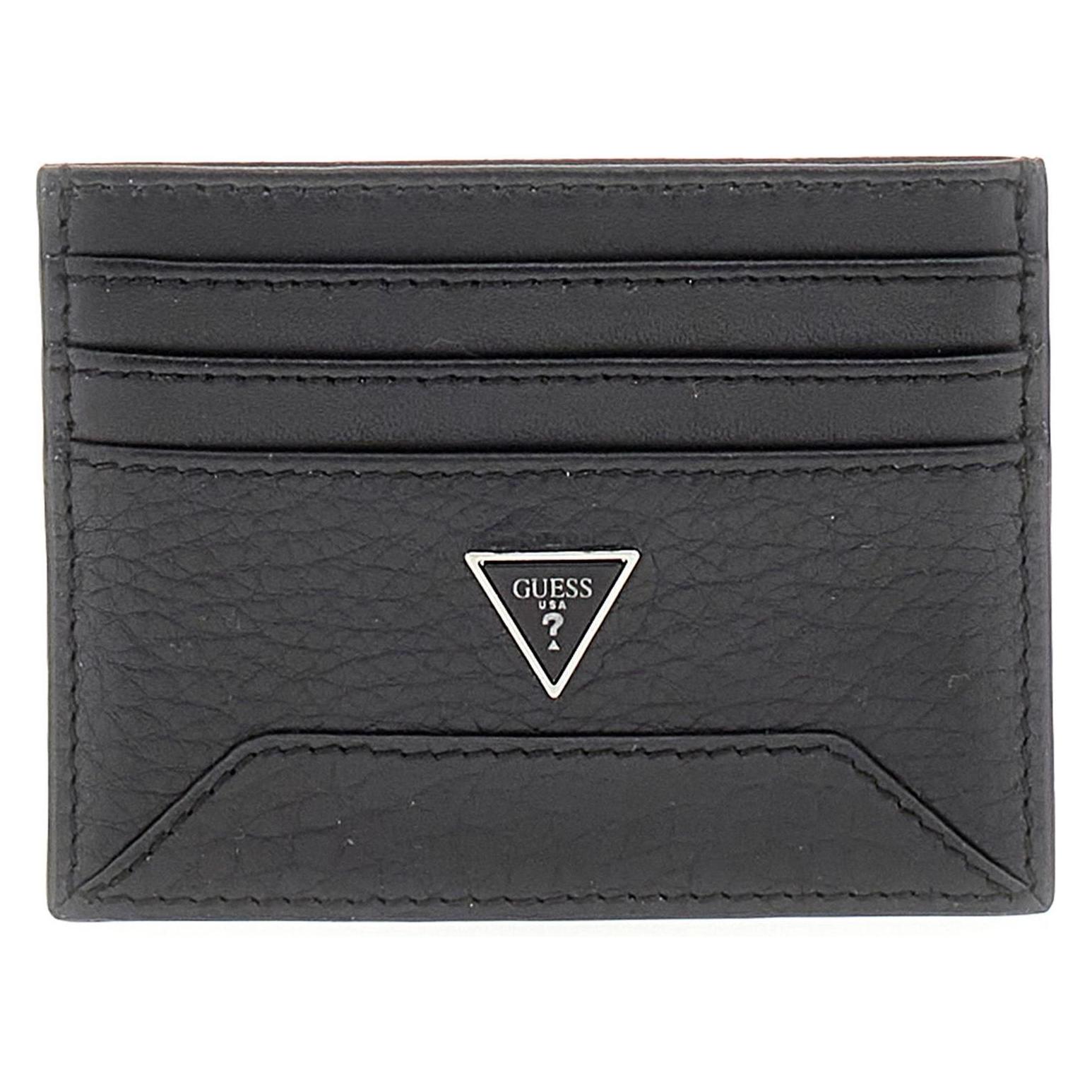 Guess, Mannen, Portemonnee, Torino Card Holder, Zwart