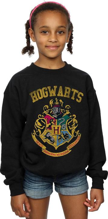 Actual product image Girls Filled Crest Varsity Sweatshirt (104)