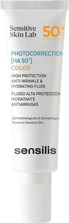 Immagine prodotto Sensilis Photocorrection HA 50+ Color Idratante e Antirughe (Crema solare viso, SPF 50+, 50 ml)