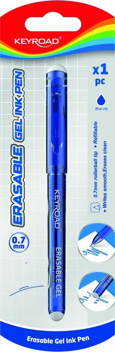 Immagine prodotto Keyroad Penna cancellabile 0,7 mm, blister, blu (1 x)