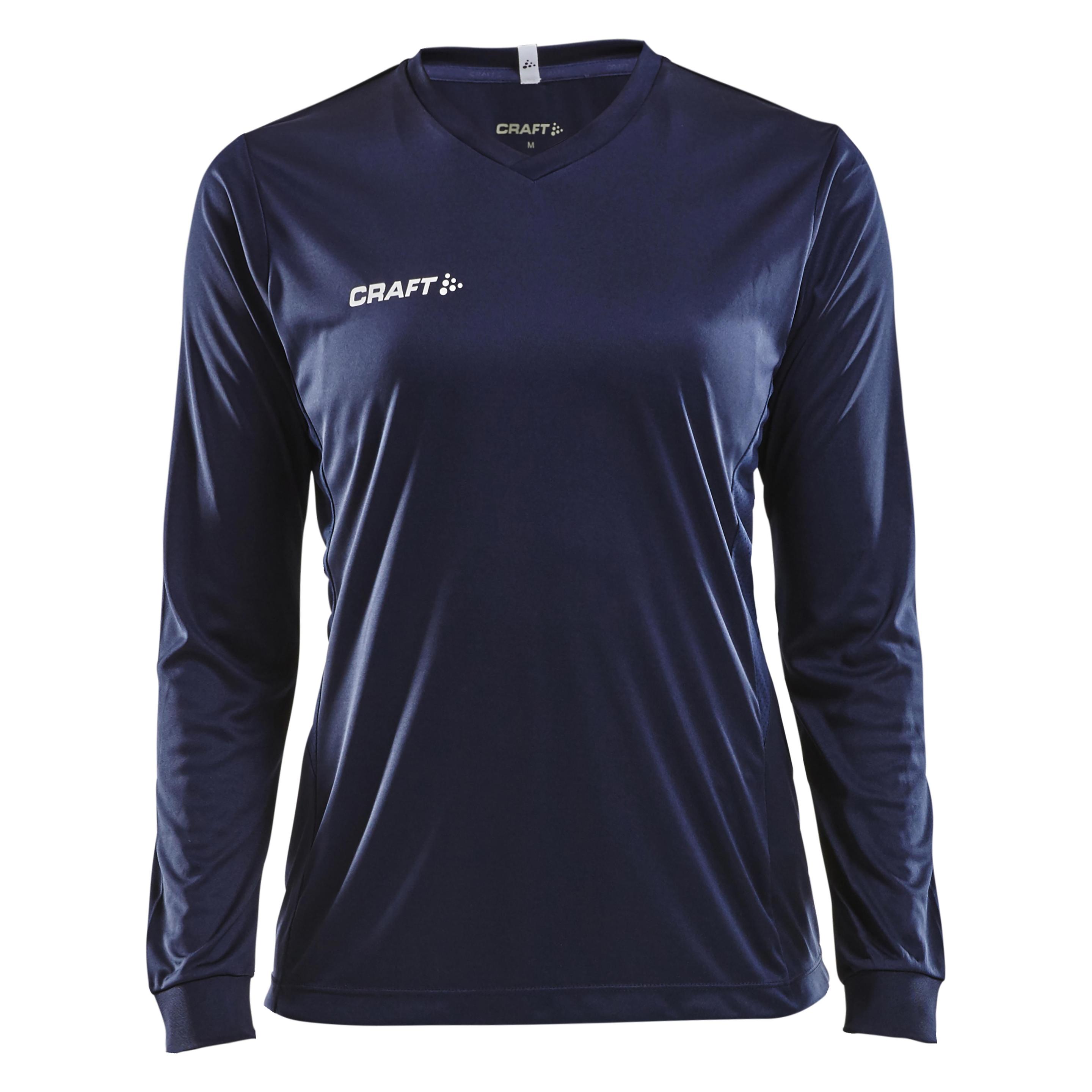 Craft, Damen, Sportshirt, Squad Jersey Solid Ls W (L), Blau, L