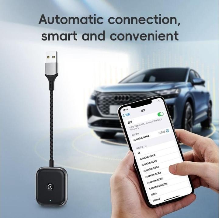 Actual product image PowerGuard Wireless CarPlay Adapter für iPhone