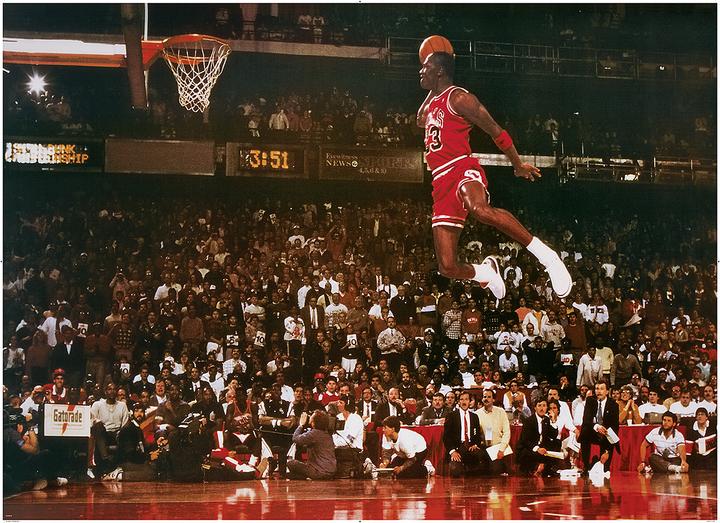Produktbild CU Michael Jordan XXL Poster Slam Dunk Contest 137 x 99 cm