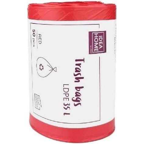 NoName Müllsäcke 35l, rot, 50 Stk, Sacchetti spazzatura, Rosso