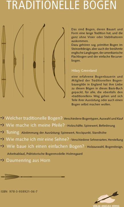 Produktbild Praktisches Handbuch für Traditionelle Bogenschützen 20071121 (Deutsch, Ekkehard Höhn, Haiko Hörnig, Hilary Greenland, 2007)