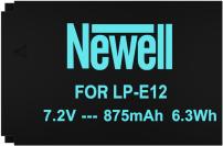 Actual product image Newell LP-E12 battery (Camera battery)