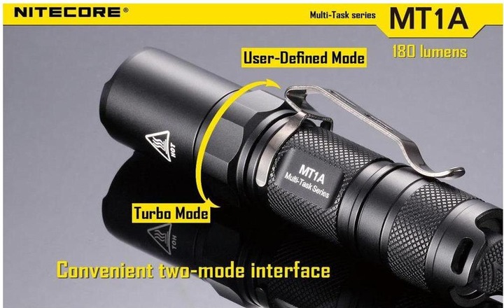 Produktbild Nitecore Mt1a (10.50 cm, 180 lm)