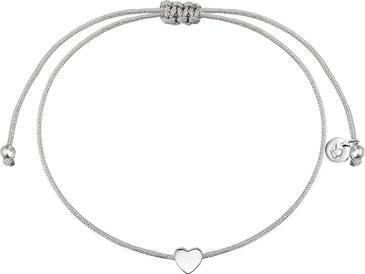 Immagine prodotto Glanzstücke München Cuore da donna in argento sterling 15,0 - 22,0 cm, flessibile e regolabile - 10104 (22 cm, Argento)