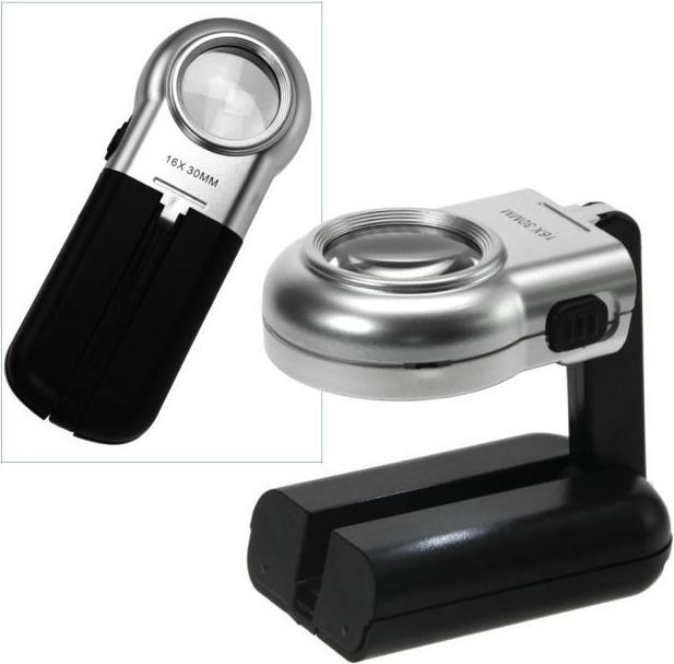 Actual product image Safe Precision illuminated magnifier, 16x magnification 9551