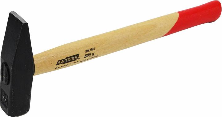 Actual product image Awtools Młotek ślusarski 0,5 kg Trzonek Drewniany Black Line (500 g)