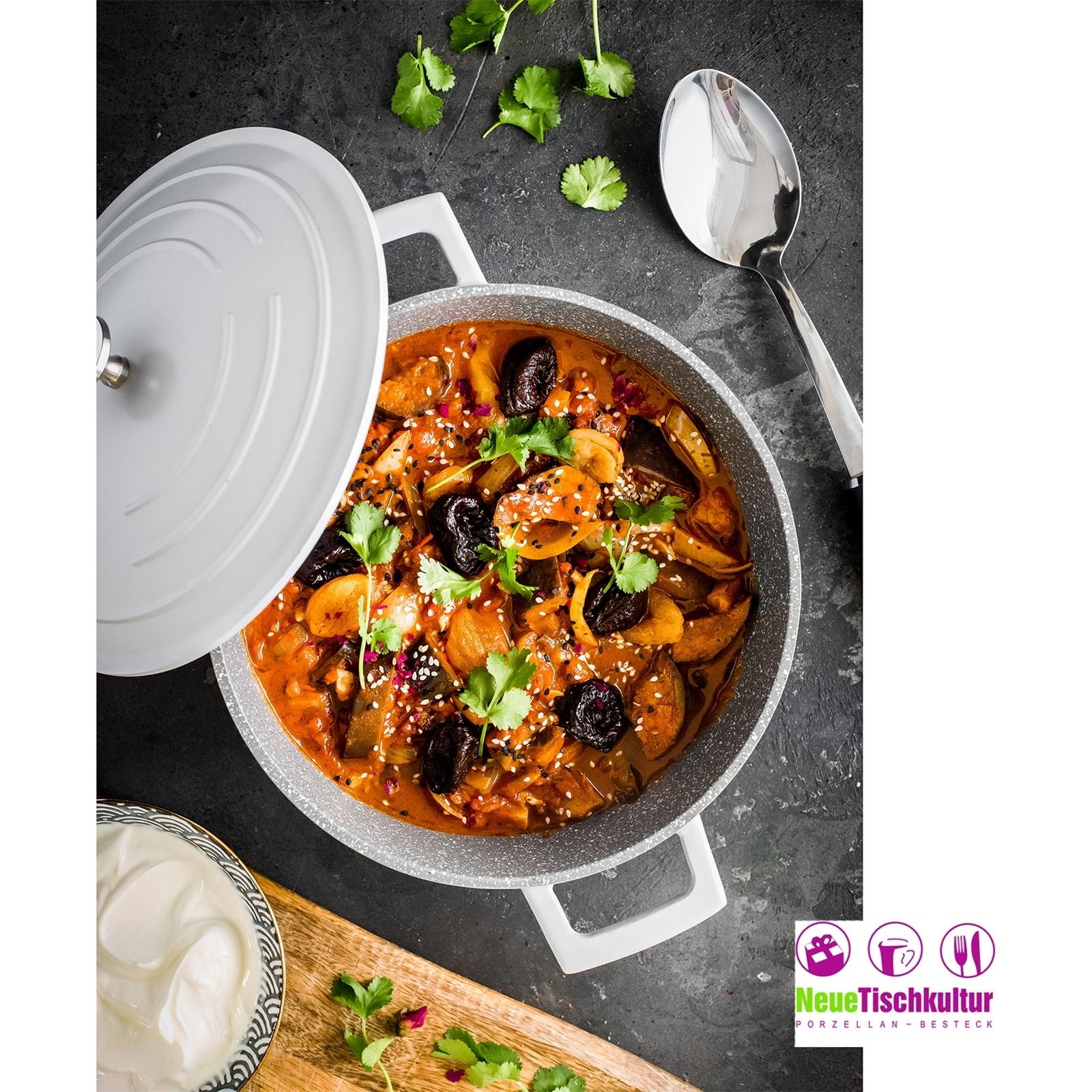 Thumbnail - neuetischkultur Kasserolle/Auflaufform mit Deckel Grau, Auflaufform, Grau